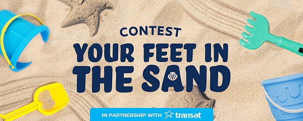 Contest Your feet in the sand